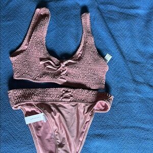 Topshop Pink Bikini Set